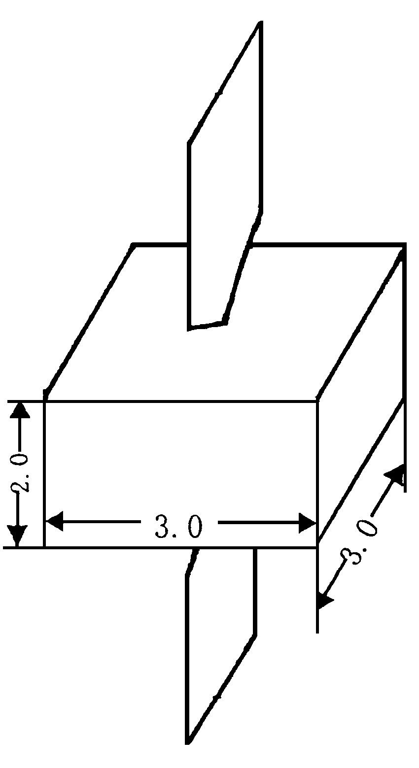 图1 盒—板系统的位形
