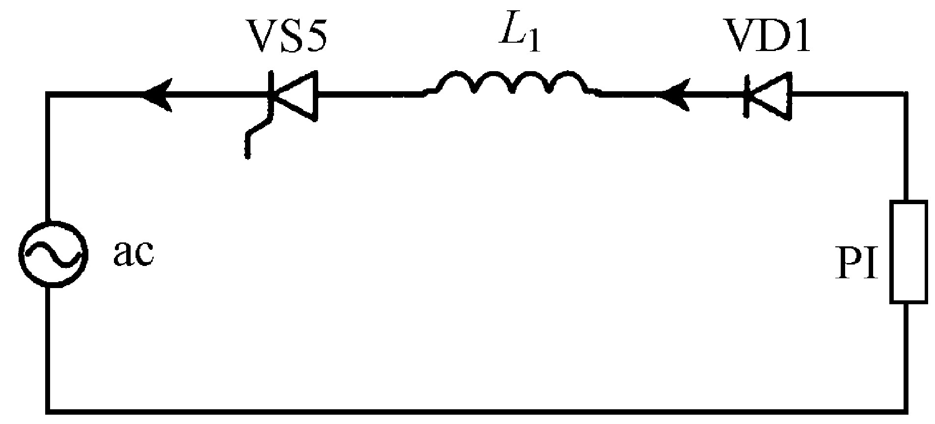 图7 [t3, t4]等效电路图